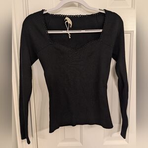 Sezane Maha Jumper Black - Size M